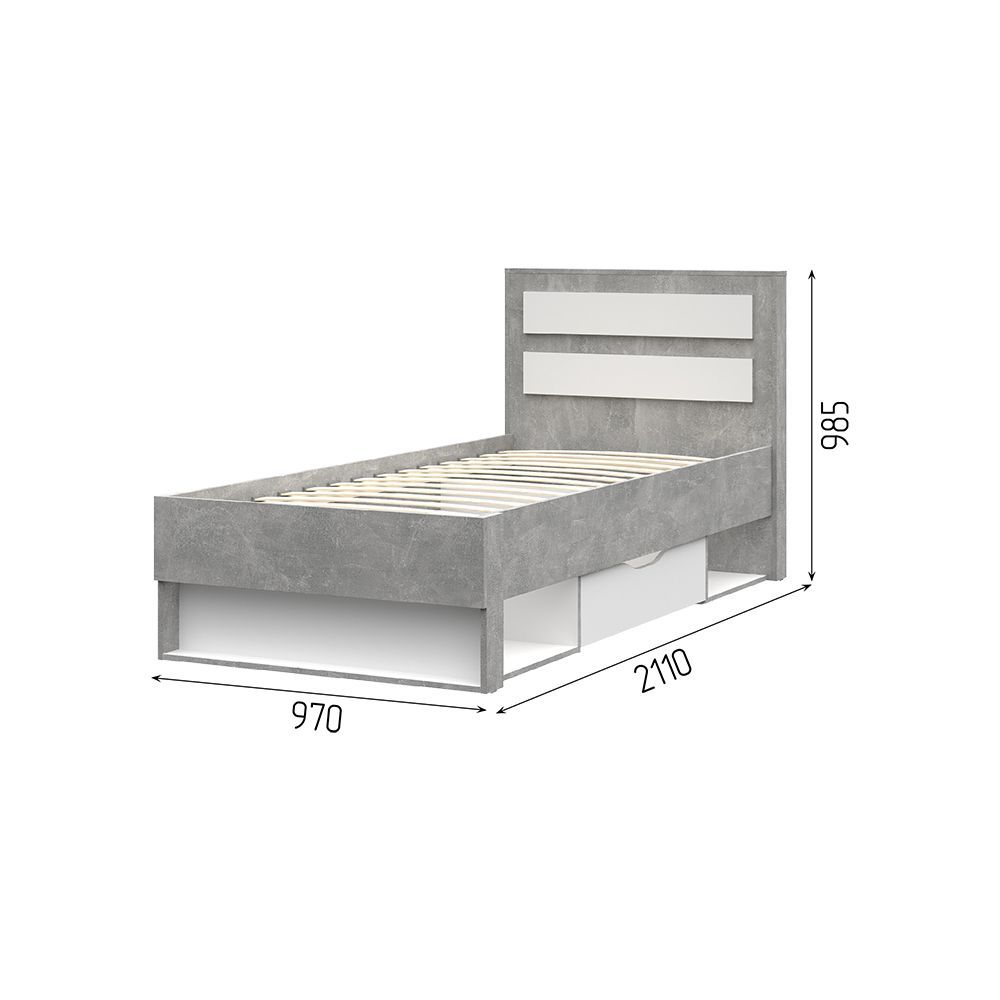 Кровать 0,9